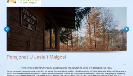 „U Jasia i Małgosi”Wilków Polski 40, 05 – 155 Leoncin woj. mazowieckie